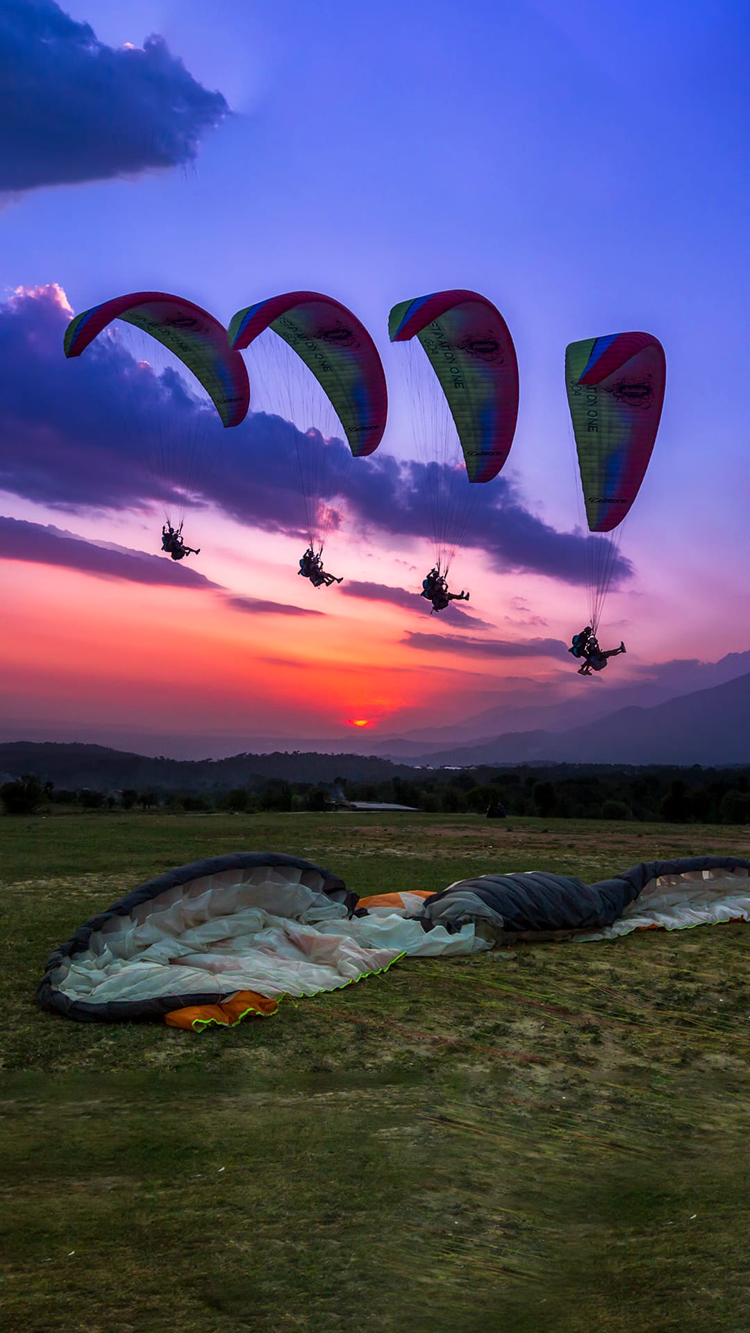 Paragliding & Bir Local Sightseeing (self).